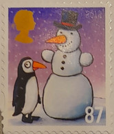 UK GB Great Britain QEII 2012 CHRISTMAS: PENGUIN AND SNOWMAN £0.87 / 87p (SG 3419), As Per Scan - Non Classificati