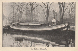 BATEAU CHAPELLE DES MARIGNIERS (SAINT PIERRE SAINT PAUL) Carte Envoyee De Beautor Aisne 1931 - Binnenschepen
