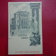 ILLUSTRATEUR PUB CHAMPAGNE MERCIER PARIS - Werbepostkarten