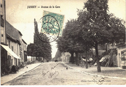 Carte POSTALE  Ancienne De JUSSEY - Avenue De La Gare - Jussey