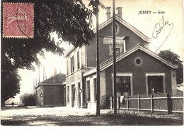 Carte POSTALE  Ancienne De JUSSEY - Gare - Jussey