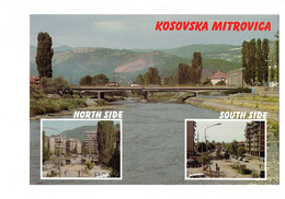Delcampe - Cpm Militaria - KOSOVO - KOSOVSKA MITROVICA  - Pont -- NORTH SIDE / SOUTH SIDE - Soldat - Kosovo