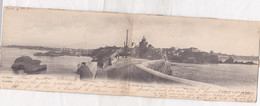 1902 , Vue Panoramique , Le Phare De Biarritz , Le Rocher De La Vierge , Le Port Vieux , Falaises De La Côte Des Basques - Biarritz