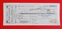 Mandat - Fromagerie De Pont L'évêque, Alexis Lepecq à Branville Par Annebault (Calvados) 1916 - Food