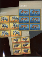1964 Airmail ANIMALS Imperfoirate Blocks Of 6 ** N.H.     Cote 90,00 €. Cornet Of Sheet - Unused Stamps