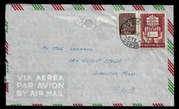 PORTUGAL AIRMAL COVER - 1950 FROM PORTUGAL TO UNITED STATES - CARIMBO LISBOA (PLB#03-01) - Briefe U. Dokumente