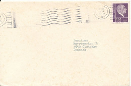 Turkey Cover Sent To Denmark 12-12-1977 Single Franked - Covers & Documents