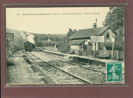 SAINT NOM LA BRETECHE (78) - GARE DE SAINT NOM AVEC TRAIN - FORET DE MARLY - St. Nom La Breteche