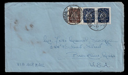 PORTUGAL AIRMAL COVER - 1950 FROM PORTUGAL TO UNITED STATES - CARIMBO LISBOA (PLB#03-07) - Storia Postale