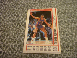 Dennis Rodman Detroit Pistons 1991-92 NBA Rare Greek Edition Panini Basketball Basket Unstuck Sticker #130 - 1990-1999