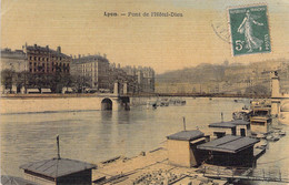 FRANCE - 69 - LYON - Pont De L'Hôtel Dieu - Carte Postale Ancienne - Andere & Zonder Classificatie