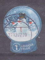 België - 2022 - Kerstzegel - Stempel Liege - Zonder Papierresten - Usados