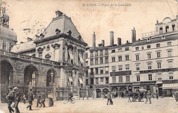 FRANCE - 69 - LYON - Place De La Comédie  - Carte Postale Ancienne - Autres & Non Classés