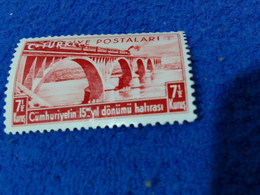 TÜRKİYE--1938 -- 7.50K   CUMHURİYETİN 15. YILI.  DAMGASIZ - Unused Stamps