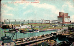 ! Alte Ansichtskarte , Montreal, Canada, Kanada, Hafen, Harbor, Gelaufen 12.11.1914 Als Feldpost Von Ostende N. Kiel - Montreal