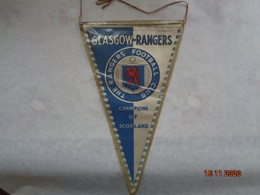 FOOTBALL FLAGS  -  FUTBALOVÉ  VLAJOČKY   GLASGOW - RANGERS - Bekleidung, Souvenirs Und Sonstige