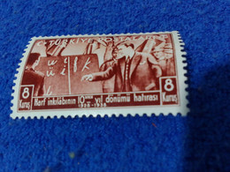 TÜRKİYE--1938 -- 8K   HARF INKILABI.  DAMGASIZ - Unused Stamps