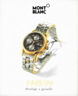 CATALOGO MONTBLANC OROLOGI  E GIOIELLI 1998/99 - Horloge: Juwelen