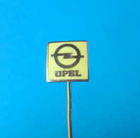 OPEL - Vintage Pin Badge * German Car Automobile Auto Automovil Carro Germany Deutschland Abzeichen Anstecknadel - Opel