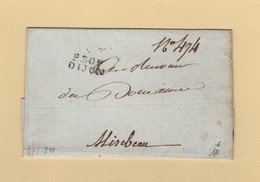 Dijon - 20 - Cote D Or - PP Port Paye - 1810 - 1801-1848: Precursors XIX