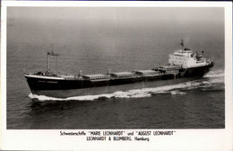 ! Ansichtskarte , 1962, Frachter, August Leonhardt, Hamburg, Schiff, Ship - Cargos