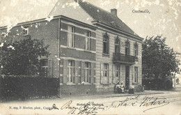 Oostmalle,   Hôtel St. Hubert.   -   (Staat Zie Scan)   -   1905   Naar   Antwerpen - Malle
