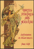LIT Cartes Postales Art Nouveau D'affichistres Et D'illustrateurs Door Alain Weill In 1977, Zm - Books & Catalogues