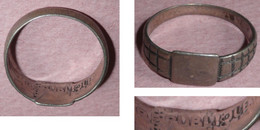 Rare Ancienne Bague Fabriquée Dans Une Pièce De Monnaie France Turin - Errors & Oddities