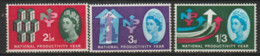 Gret Britain  1962  SG 631-3  Productivty Year   Unmounted Mint - Unused Stamps