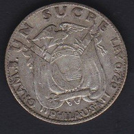 MONEDA DE PLATA DE ECUADOR DE 1 SUCRE DEL AÑO 1928 (SILVER-ARGENT) - Ecuador