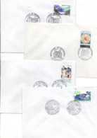 FRANCE LOT DE 46 FDC NON ILLUSTREES DE 1985 A 1989 - Vrac (max 999 Timbres)