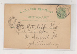 SOUTH AFRICA 1899 JOHANNESBURG Postal Stationery - New Republic (1886-1887)