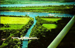 ► Bridge Over Clark's Tennessee River  1960s Ohio - Aerial View - Otros & Sin Clasificación