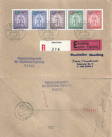 R Express Sonderbrief  "Liechtenstein Briefmarken Ausstellung, Vaduz" - Essen         1978 - Covers & Documents