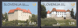 Slovenia 2017 Europa CEPT Fortresses Architecture, Set MNH - 2017