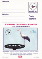 A23144 - THE WHITE STORK  POSTAL STATIONERY UNUSED ROMANIA 2000 - Ooievaars