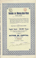 Titre De 1920 - Verreries De Masnuy-Saint-Pierre - - Industrie