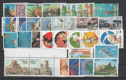 San Marino - Lotto Nuovi In Serie Complete Al 50% Del Facciale - Promo          (g9131) - Collections, Lots & Séries