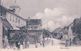Bière VD, Une Rue Animée (15.8.1905) - Bière