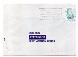 MONACO--1990--lettre De Monte-Carlo Pour ANTONY-92 (France).  .cachet " Ouverture Médicale"......à Saisir - Briefe U. Dokumente