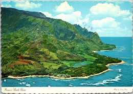 Hawaii Kauai Aerial View Of North Shore 1979 - Kauai