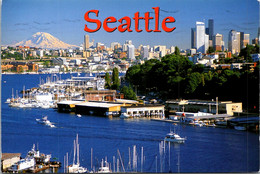 Washington Seattle Showing Lake Union And Mount Rainier - Seattle