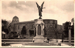 (2 Oø 14) VERY OLD - B/w - UK - Colchester War Memorial & Castle - Colchester