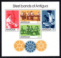 ANTIGUA - 1974 STEEL BANDS MS FINE MNH ** SG MS398 - 1960-1981 Autonomie Interne