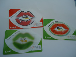 GREECE USED   3   PREPAID ASN  TALK TALK - Grèce