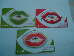 GREECE USED   3   PREPAID ASN  TALK TALK - Grèce