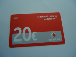 GREECE USED    PREPAID VADAFONE  20 EURO - Grèce