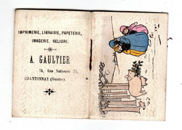 Calendrier De Poche - 1924 - Imprimerie Librairie GAULTIER à Chantonnay (85) - Petit Format : 1921-40