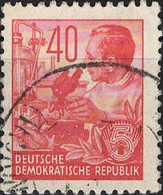 ( 2973 -1 ) MiNr. 375 DDR 1953 Fünfjahrplan (I) - Gestempelt - Usados