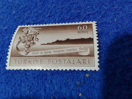 TÜRKİYE--1947 -- 60K  ULUSLARARASI ŞARAP KONGRESİ. YILI DAMGASIZ - Unused Stamps